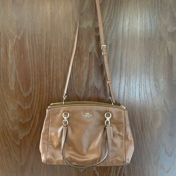 Brown Coach Handbag/Tote - Picture 6 of 10